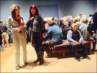 Viewers at Getty