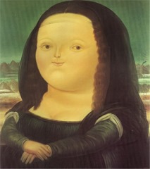 Pic 3 Mona-lisa by Fernando Botero