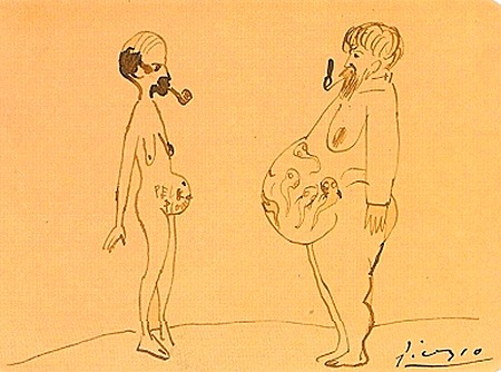 Picasso, Pregnant Smokers (1903)