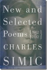 Simic - New & Selected Poems 1962-2012 - cover