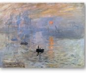 IMPRESSION- SOLEIL LEVANT- CLAUDE MONET