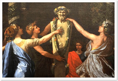 Poussin painting of Priapus