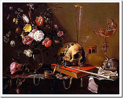 Adriaen_van_Utrecht-_Vanitas_-_Still_Life_with_Bouquet_and_Skull (1642)